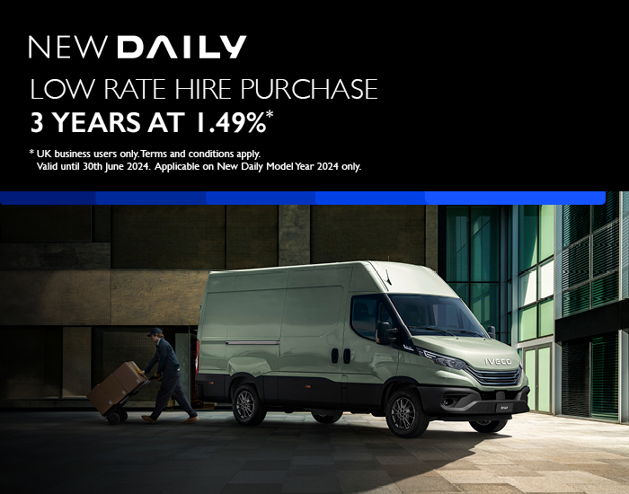 INTRODUCING THE NEW IVECO DAILY, NOW AVAILABLE ON HIRE PURCHASE