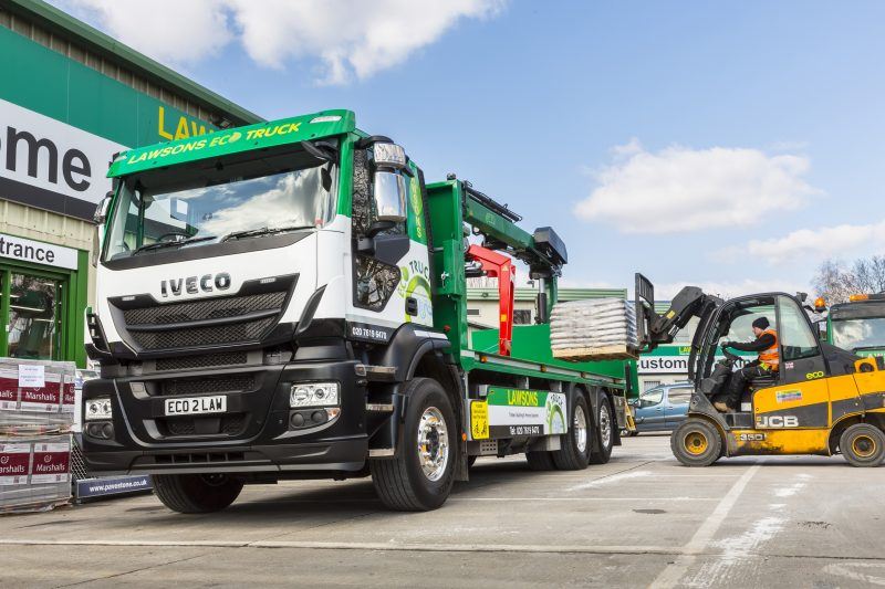 Lawsons adds first gas-powered heavy truck to its London delivery fleet with IVECO’s Stralis NP