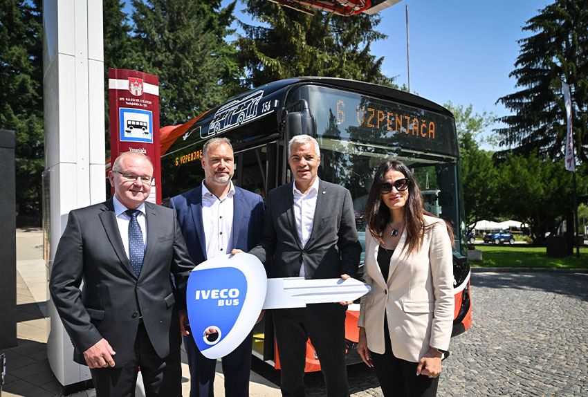 The IVECO BUS E-WAY electric city bus begins operating in Maribor in Slovenia