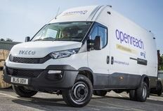 BT Fleet invests in 145 New Daily 7.0 tonne vans