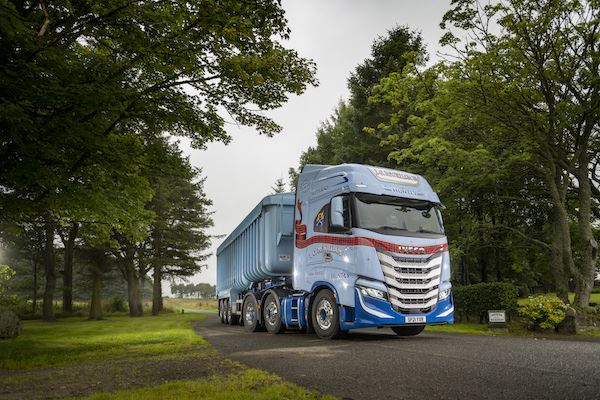 Tartaned up 570hp IVECO S-WAY joins JG McWilliam’s fleet