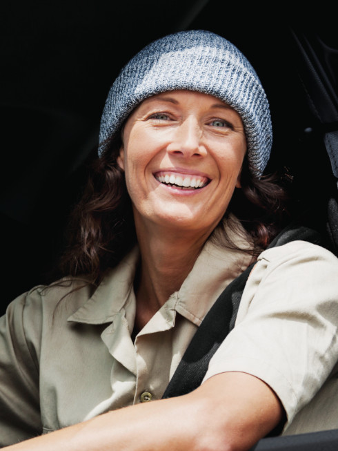 Woman driving IVECO Daily Van