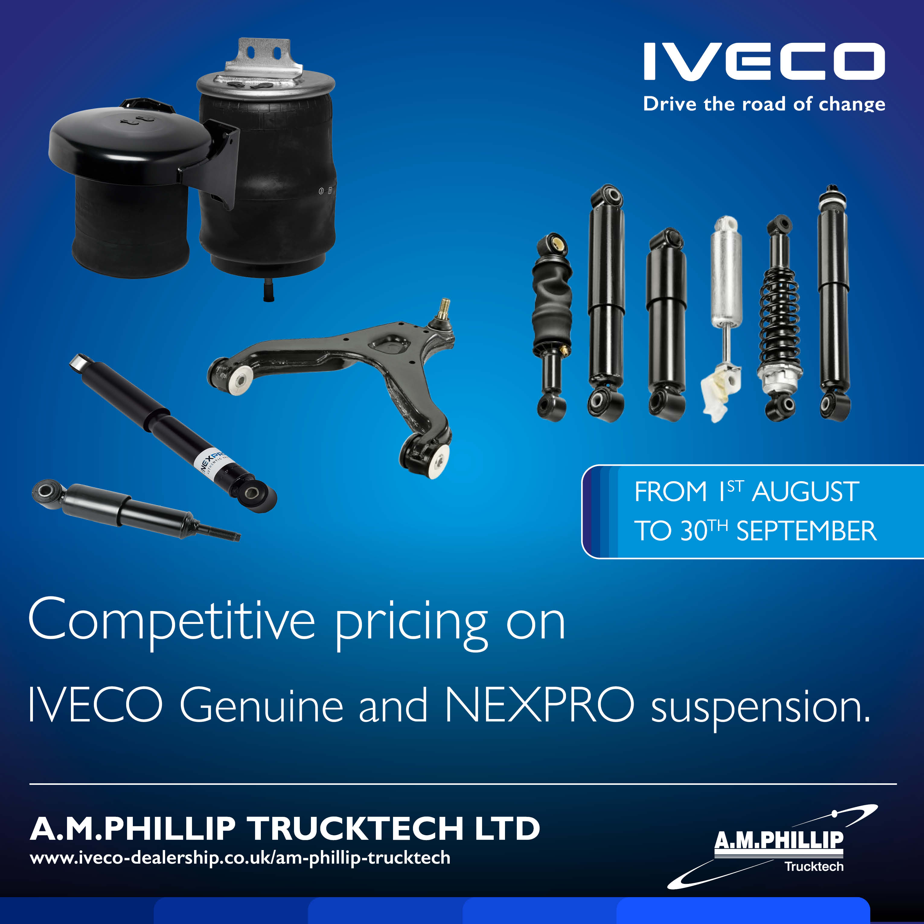 Competitive pricing on IVECO Genuine and NEXPRO suspension