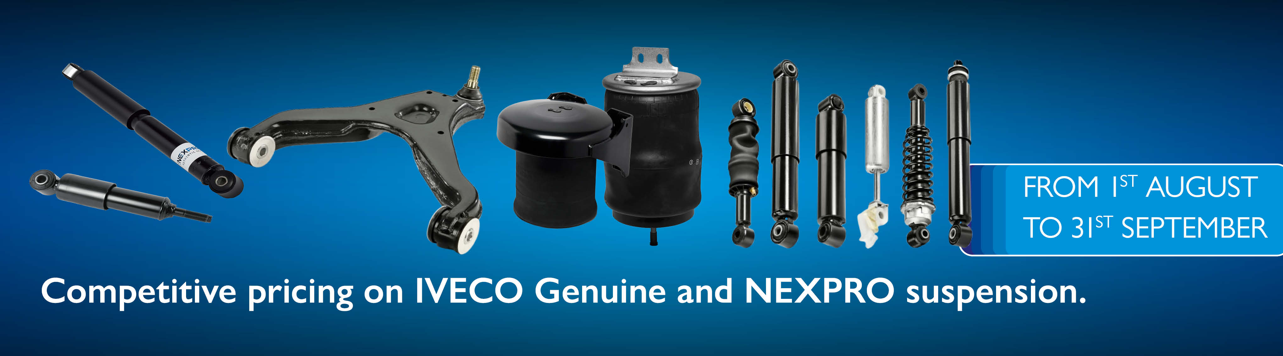 IVECO Genuine & NEXPRO suspension offer