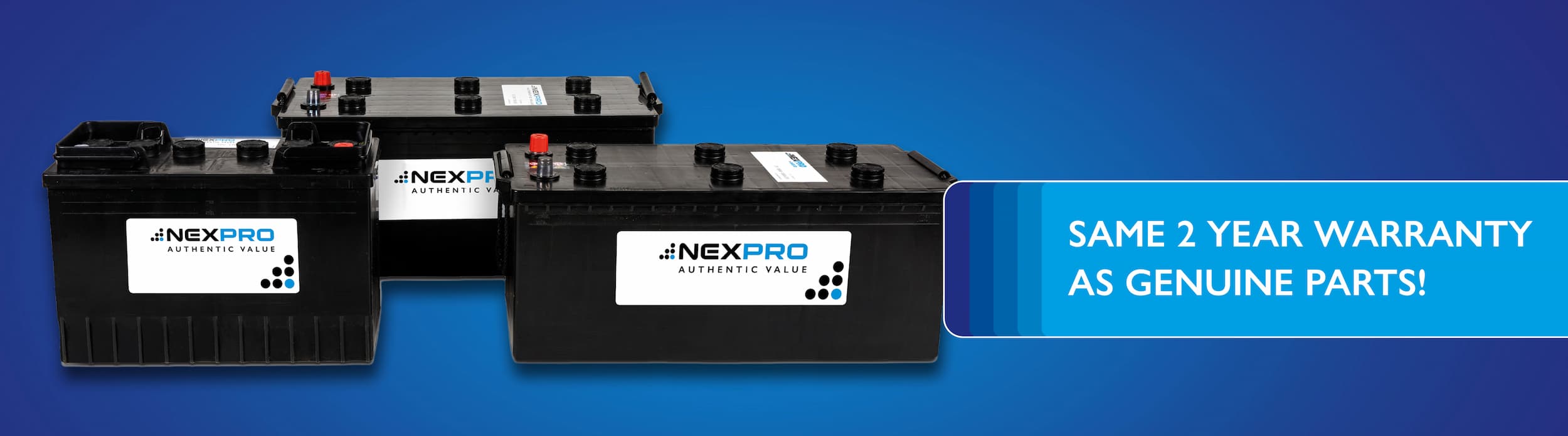 Special Winter Offers on a selection of NEXPRO batteries.